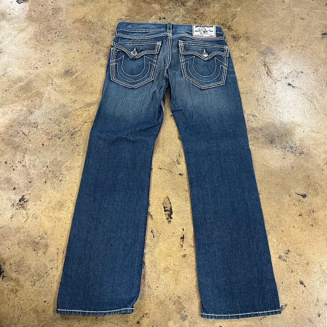 [정품/33] 트루릴리젼 스티치 데님 청바지 b16 상품이미지3