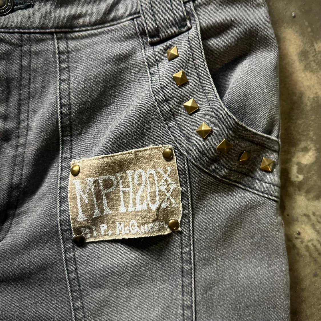 patchworked flared jeans (MPH) 상품이미지4