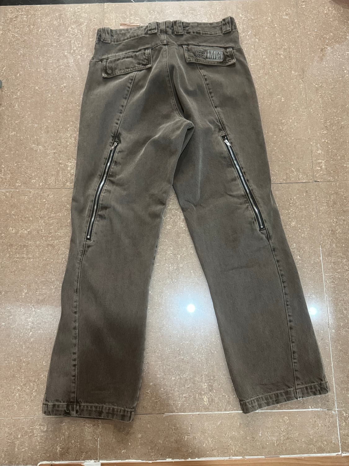 플라스틱 프로덕트 MPa WAVE ZIPPER PANTS (RUST) 상품이미지2