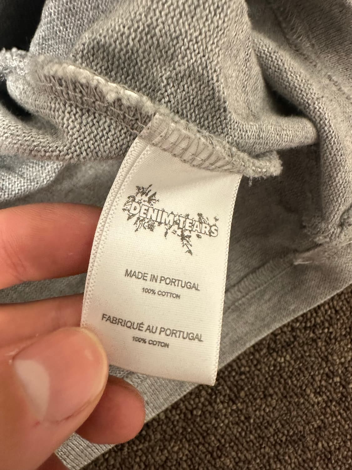 데님티어스 롱슬리브 그레이 S 상품이미지4