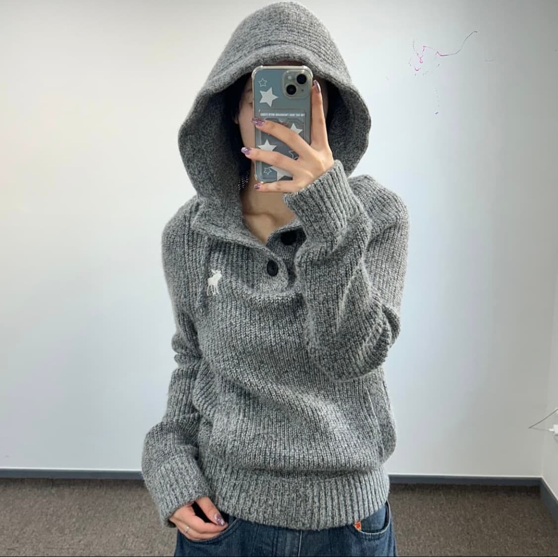 아베크롬비 후드 니트 상품이미지2