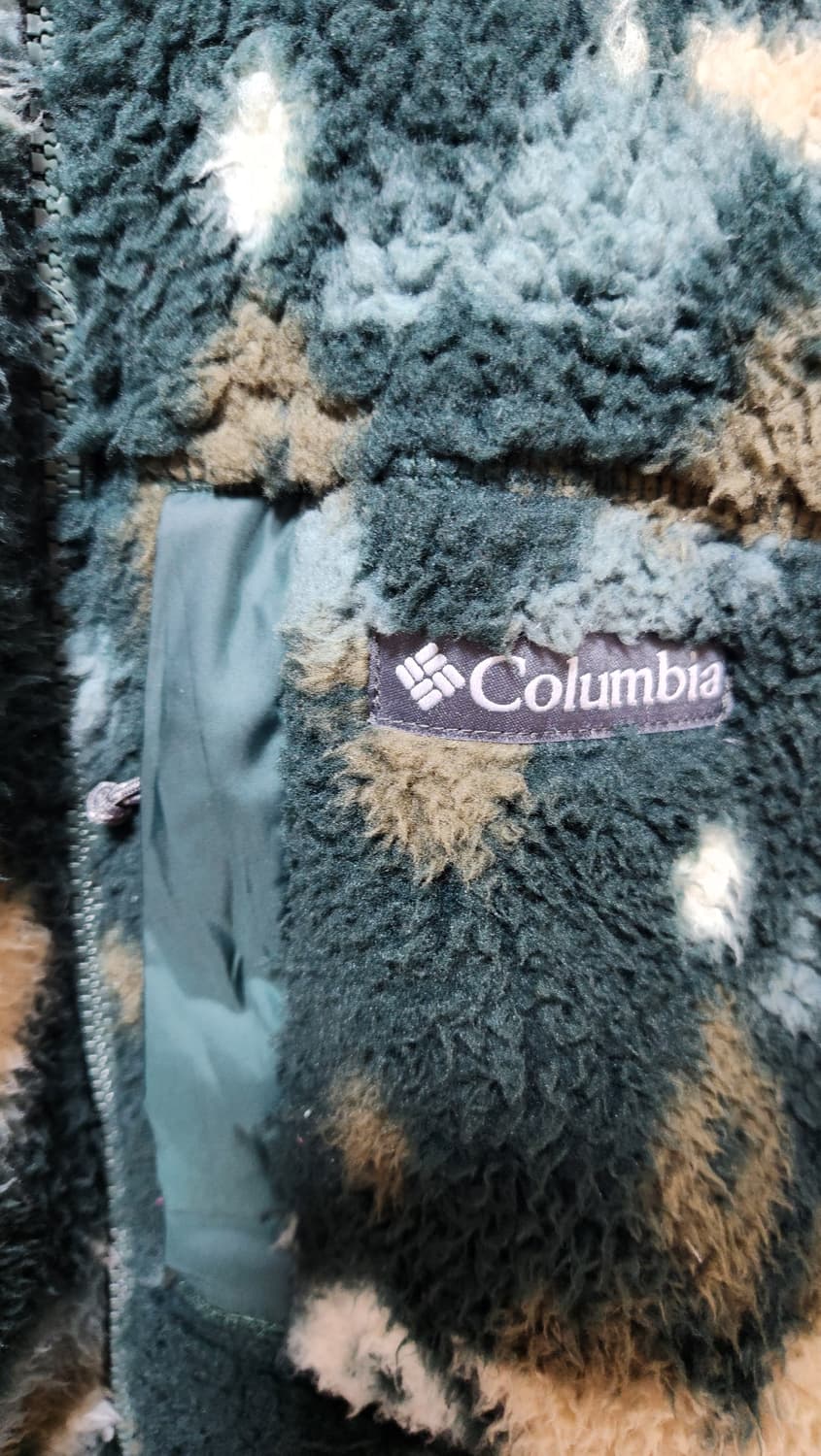 컬럼비아 패턴 플리스 자켓 m 95-100 상품이미지3