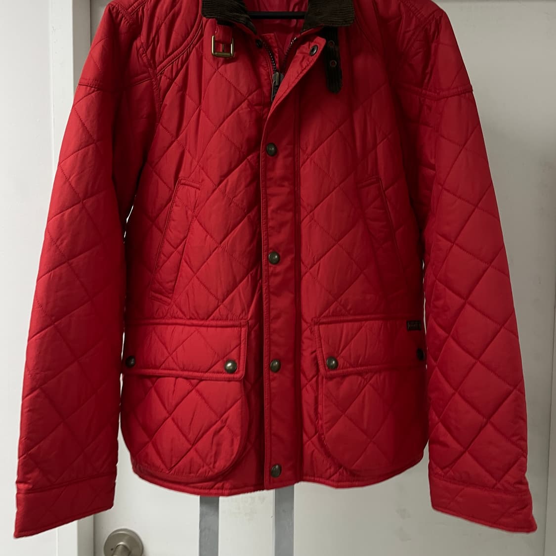 폴로 랄프로렌 레드 퀄팅 자켓 L(W) 상품이미지3
