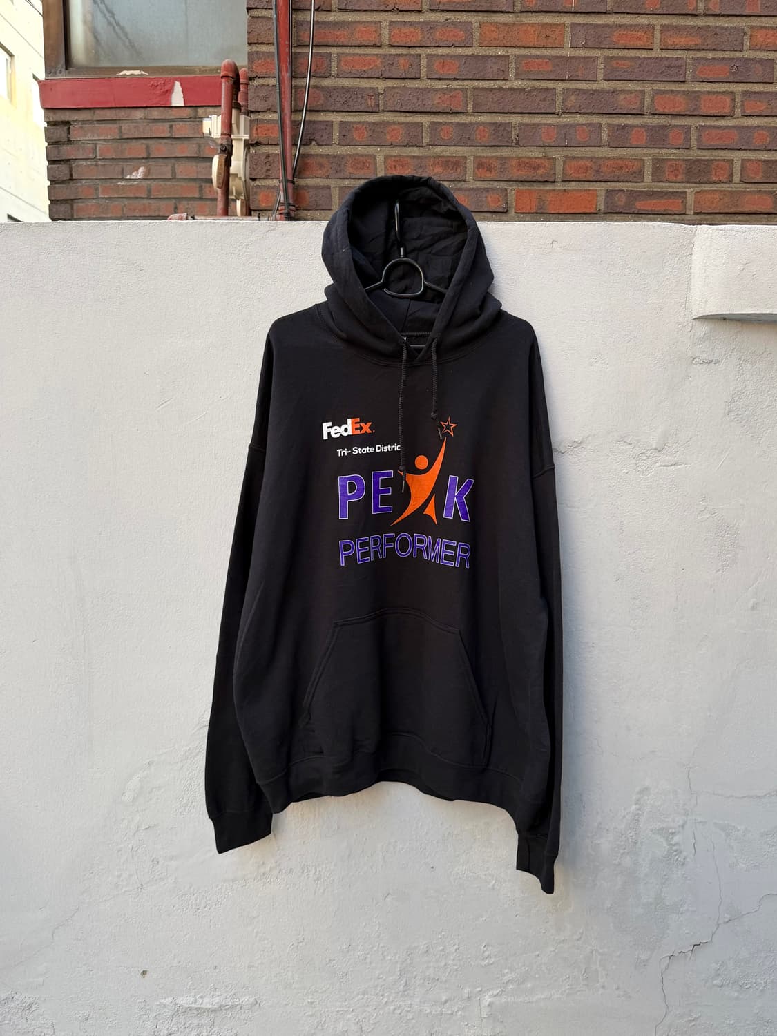 FedEx 페덱스 빈티지 아카이브 기모 후드티 길단 상품이미지1