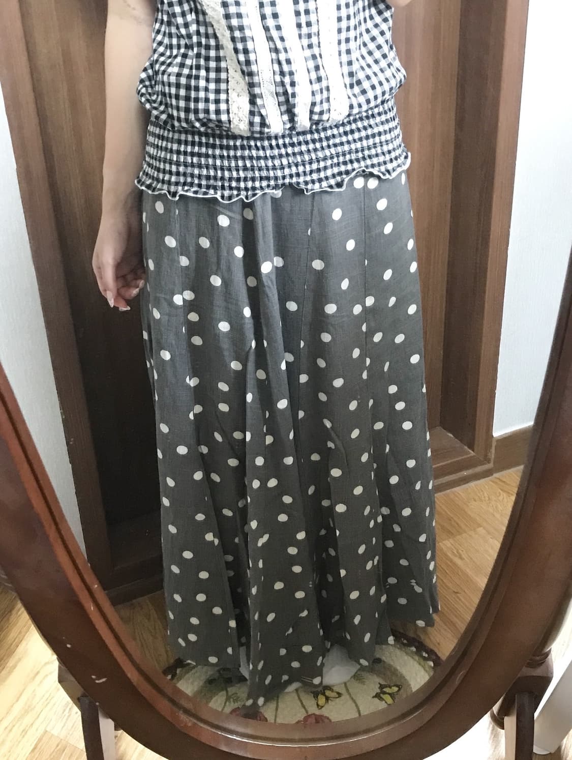 JP vintage polka dot sk 상품이미지1