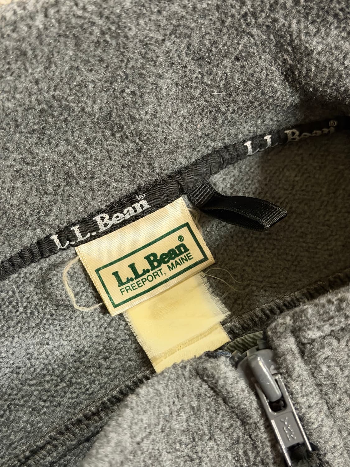 90s 엘엘빈 플리스 집업 made in USA 상품이미지7