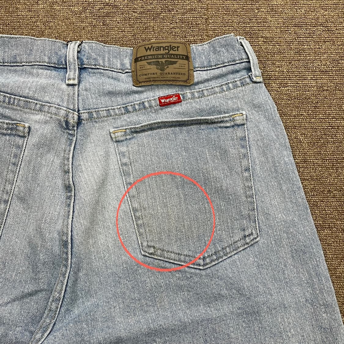 (32) Wrangler 랭글러 데님 반바지 상품이미지2