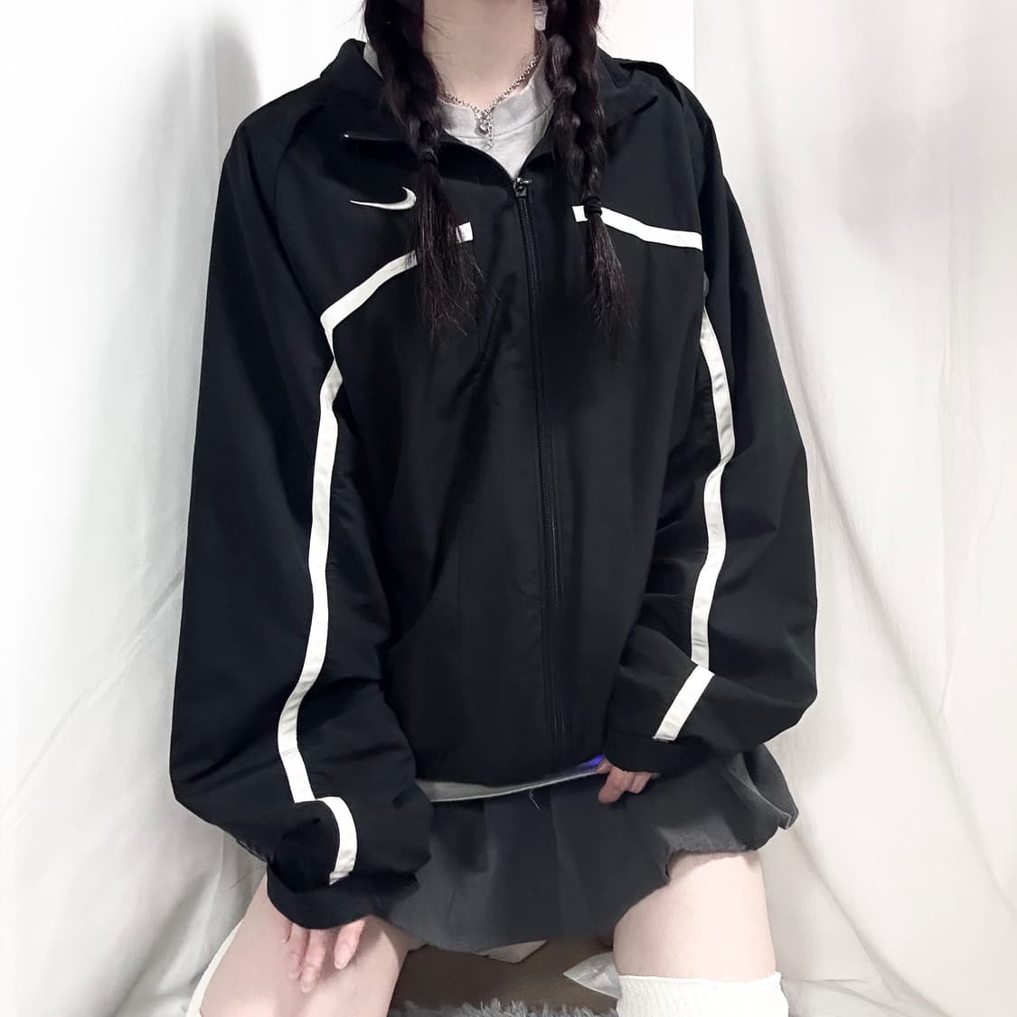 나이키 블랙 바람막이 상품이미지4