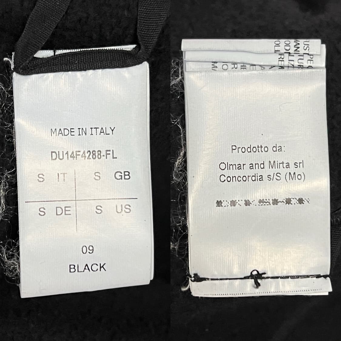 릭오웬스 14FW 다크쉐도우 몰리노 레더 슬리브 사선 자켓 상품이미지6