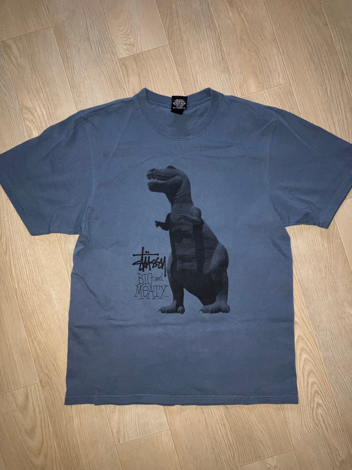 스투시 공룡 반팔 블루 (사이즈: s) 상품이미지1