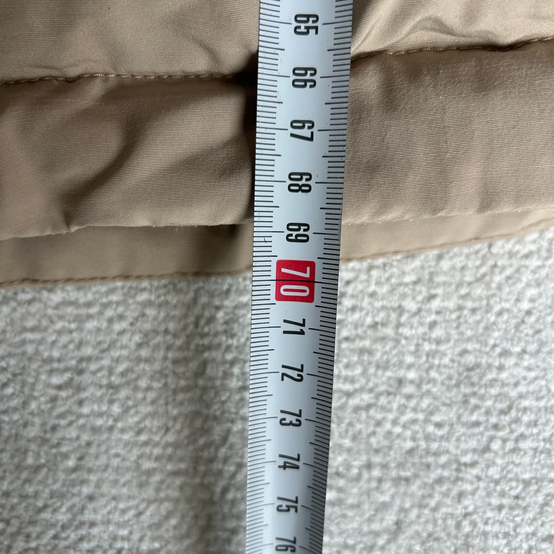 노스페이스 후드 패딩 자켓 베이지 95 상품이미지7