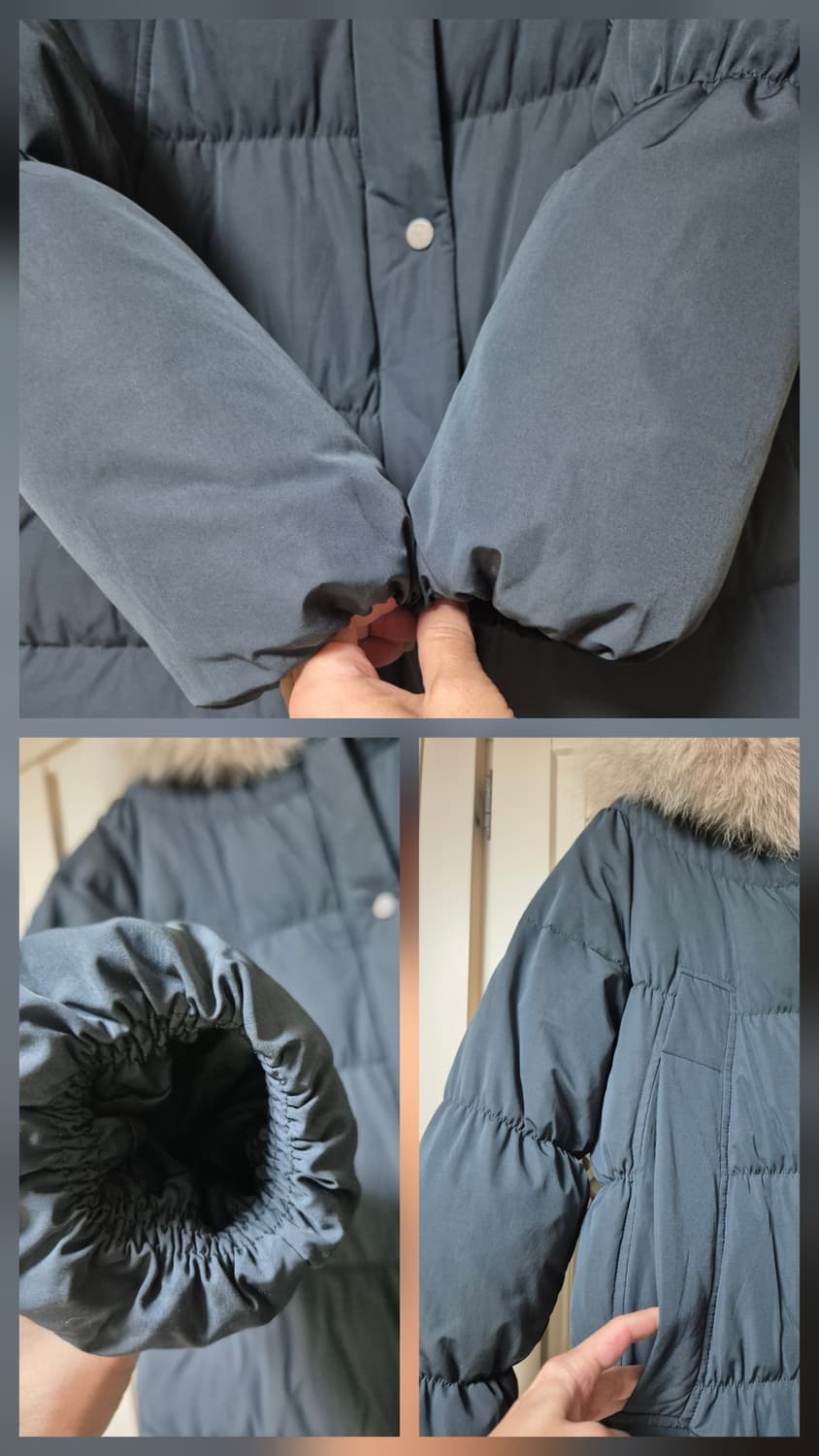 베네통 폭스퍼 다운패딩 상품이미지6