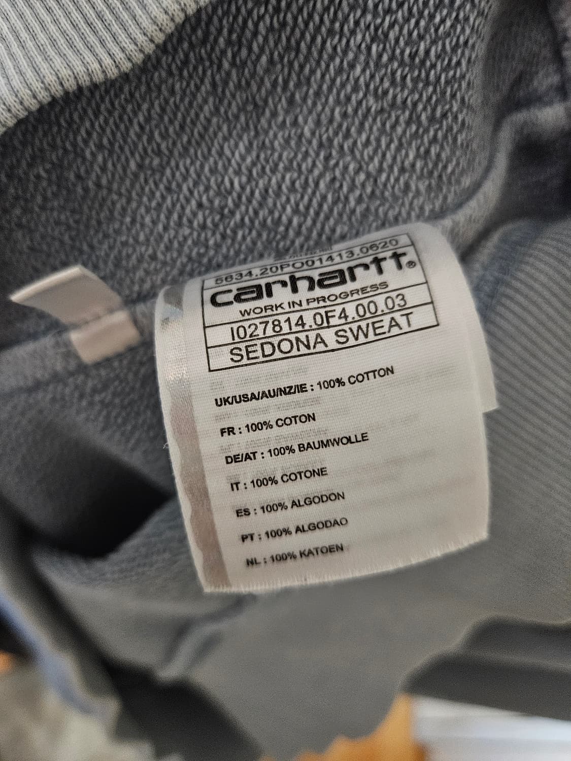 100 L) 칼하트 SEDONA SWEAT 세도나 맨투맨 상품이미지3