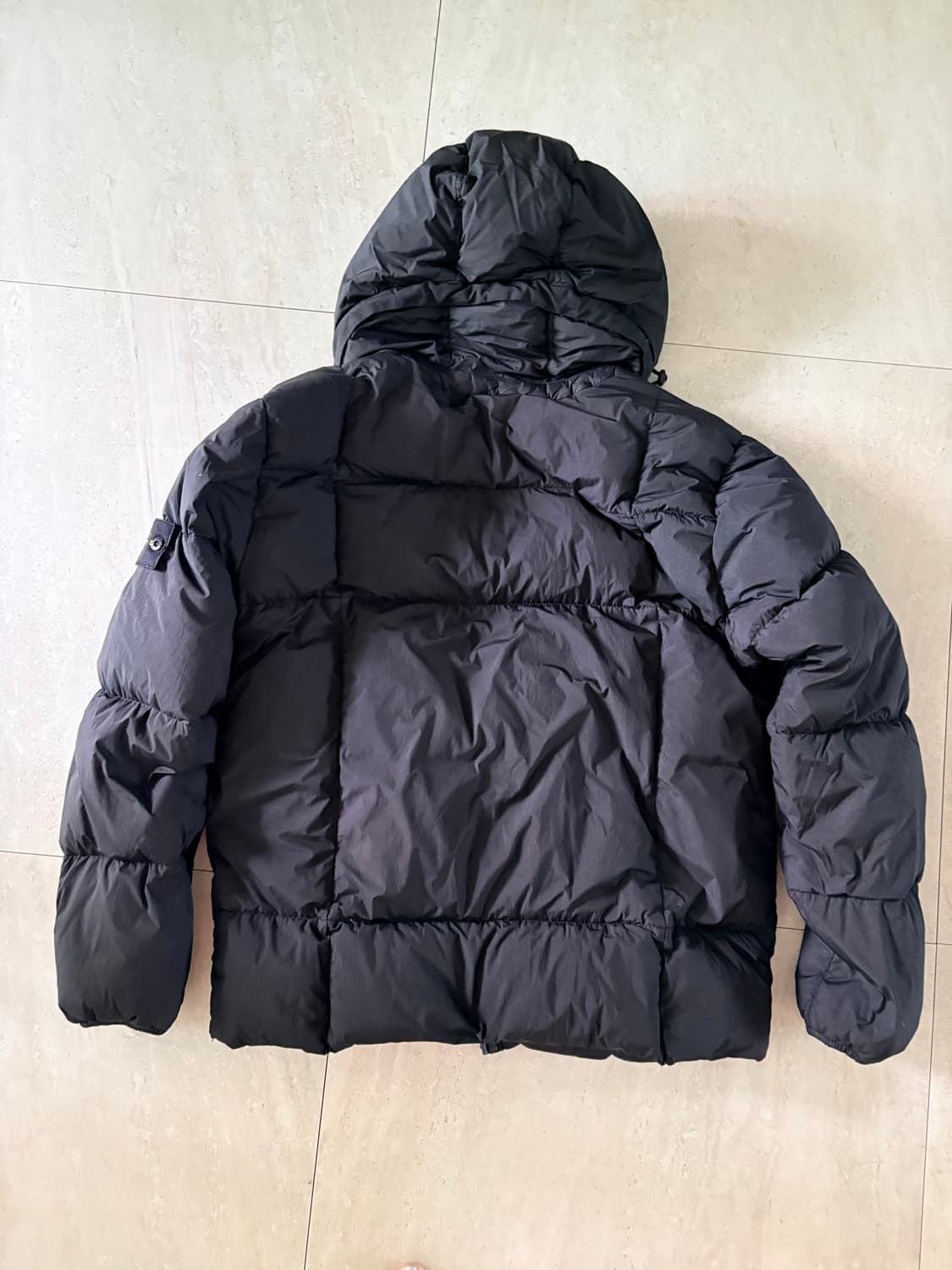 스톤아일랜드 크링클랩스 블랙 다운점퍼 XL 상품이미지6