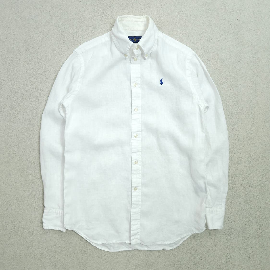 폴로 랄프 로렌 신형 린넨 화이트 셔츠 XS 상품이미지1