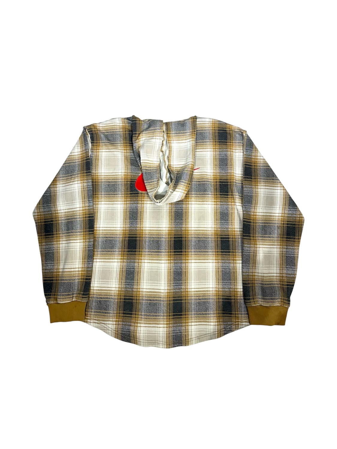 나이키 브라운 슈프림 로고 체크 자켓 XL 상품이미지6