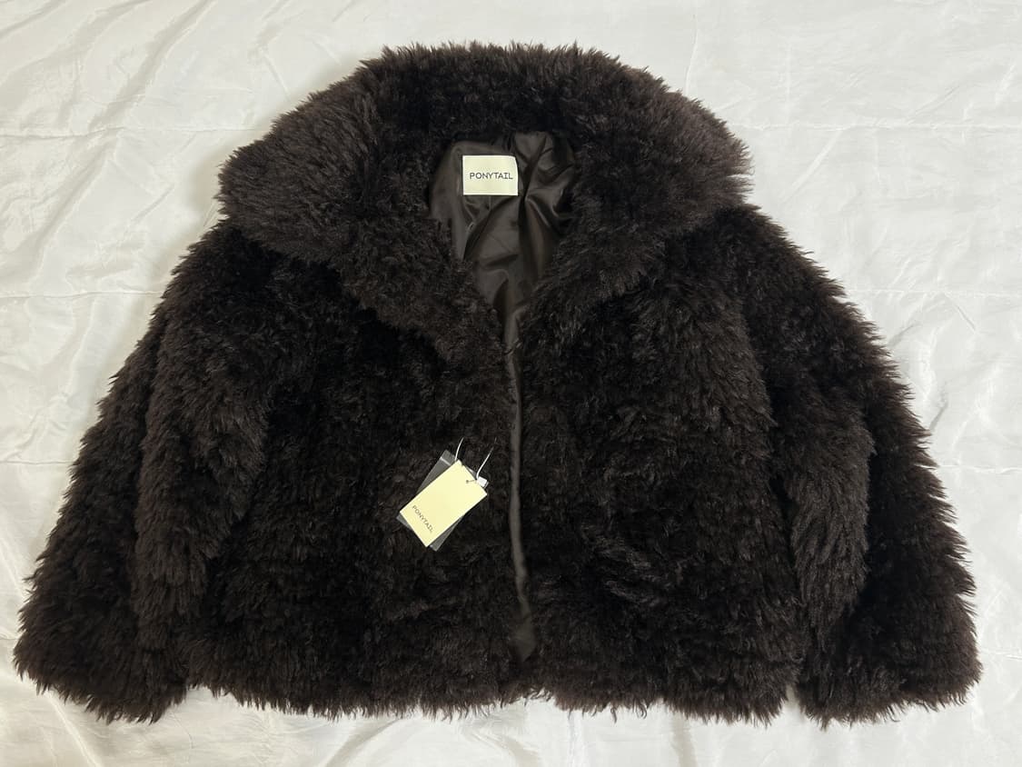 포니테일 퍼 자켓  상품이미지1