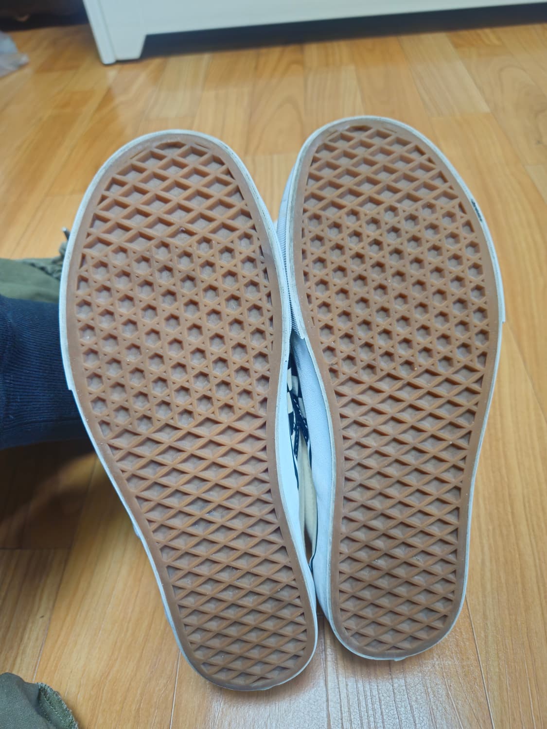 반스 체커보드 슬립온 블랙/화이트 280 상품이미지4