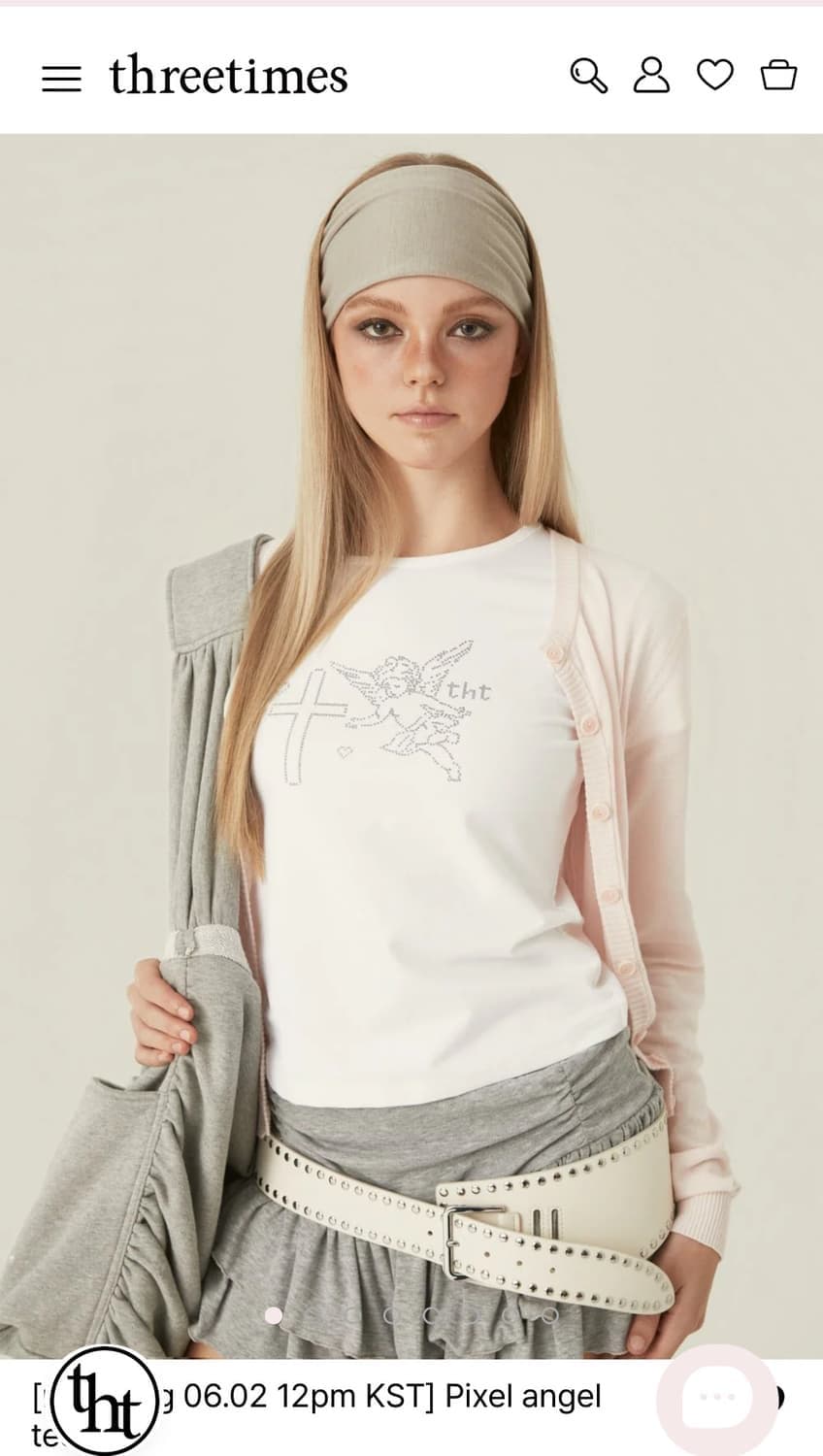 쓰리타임즈 아이비 가디건 상품이미지2