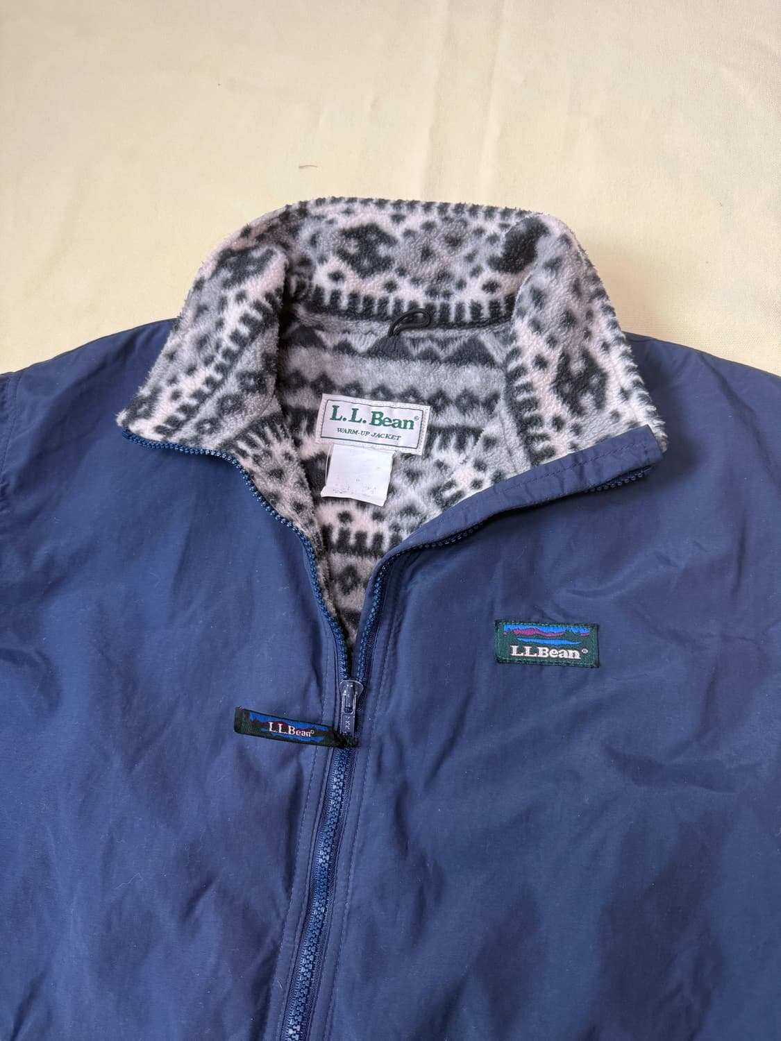 엘엘빈 웜업 플리스 집업 자켓 80~90s 상품이미지3