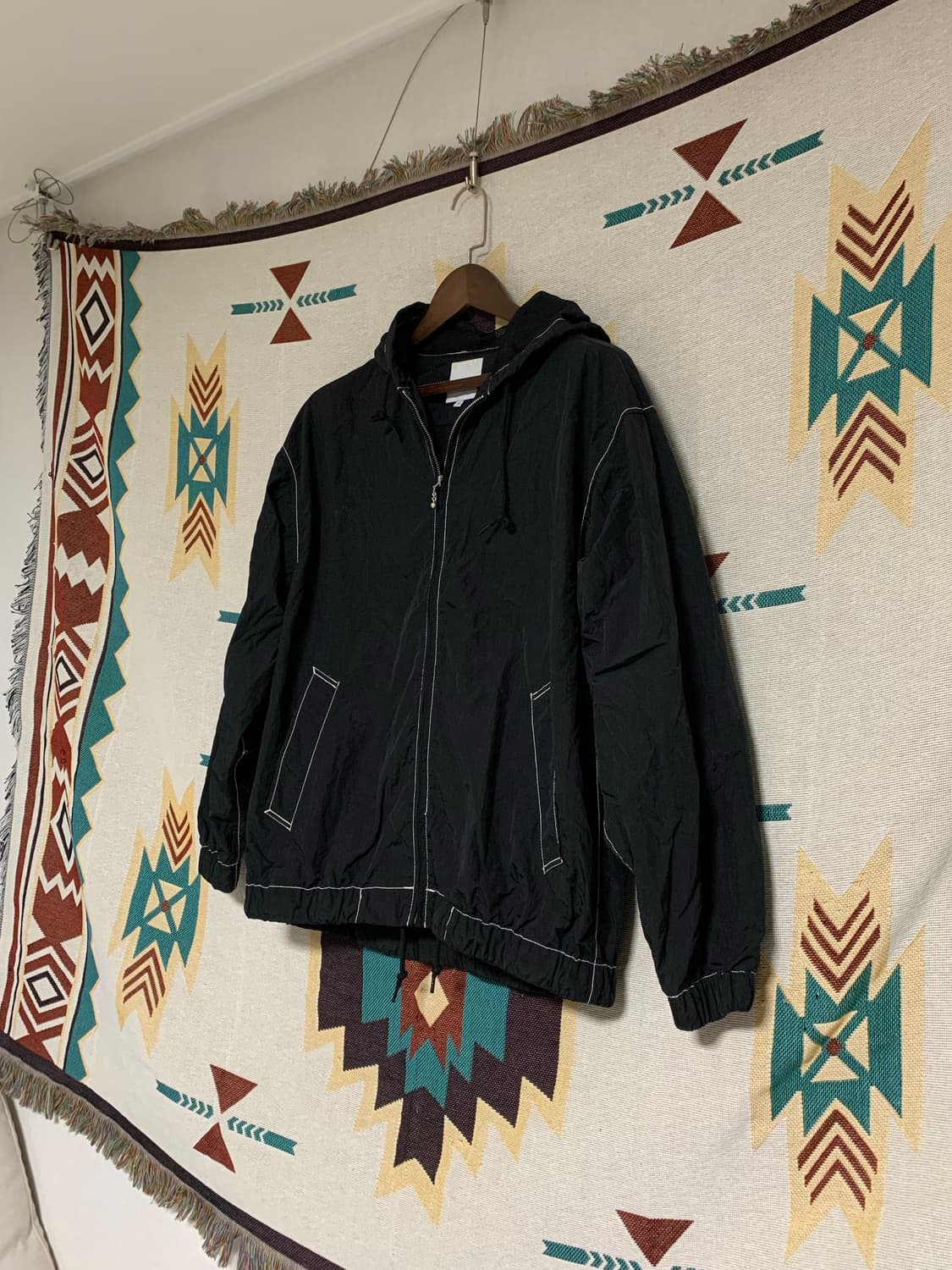 빔즈 스티치 후드 나일론 자켓 S 상품이미지2