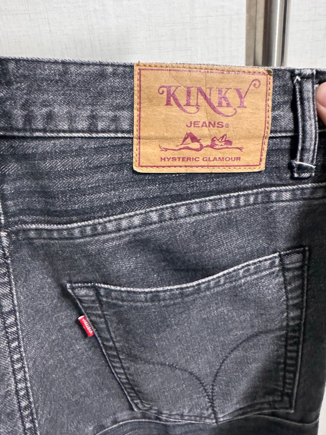 히스테릭 글래머 하기 패치워크 데님 팬츠 상품이미지3