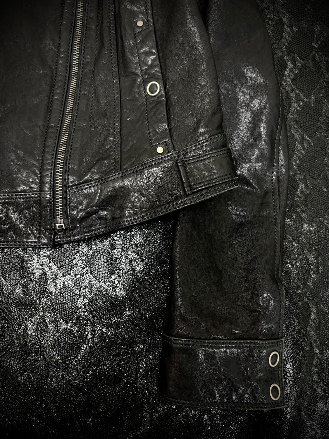 “Vintage” Chic Mood Side Zipper Leather  상품이미지6