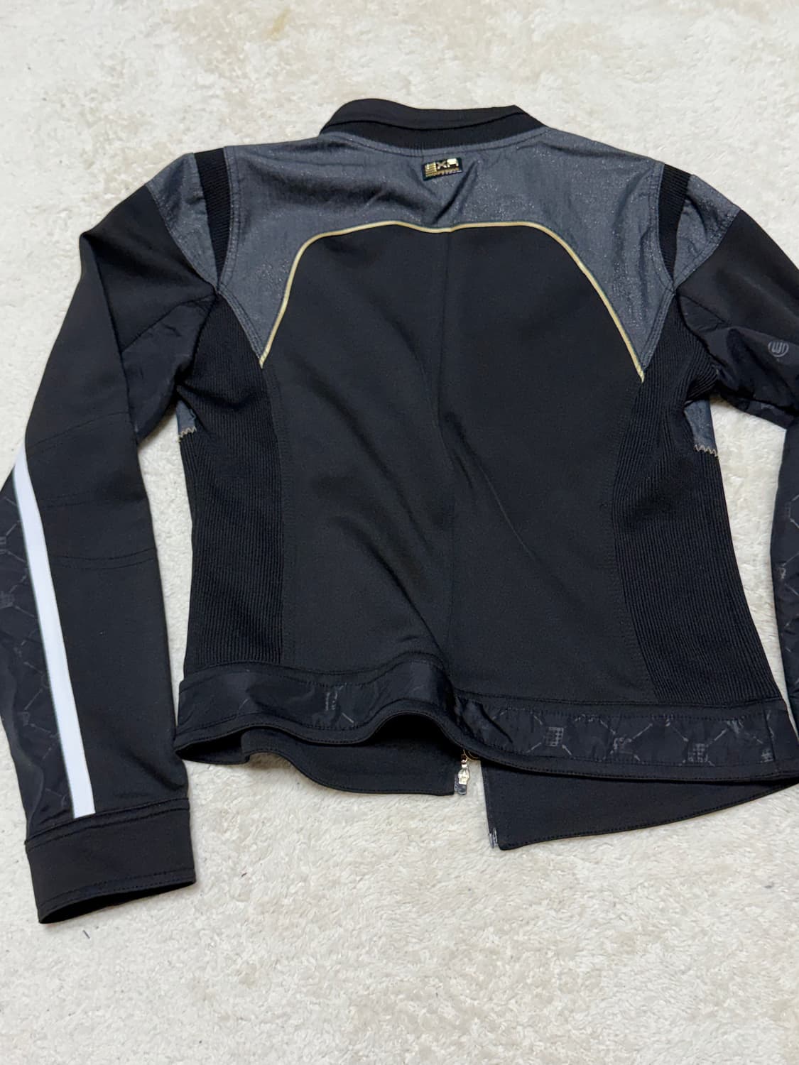 EXR 레이싱 스타일 블랙 자켓 상품이미지5