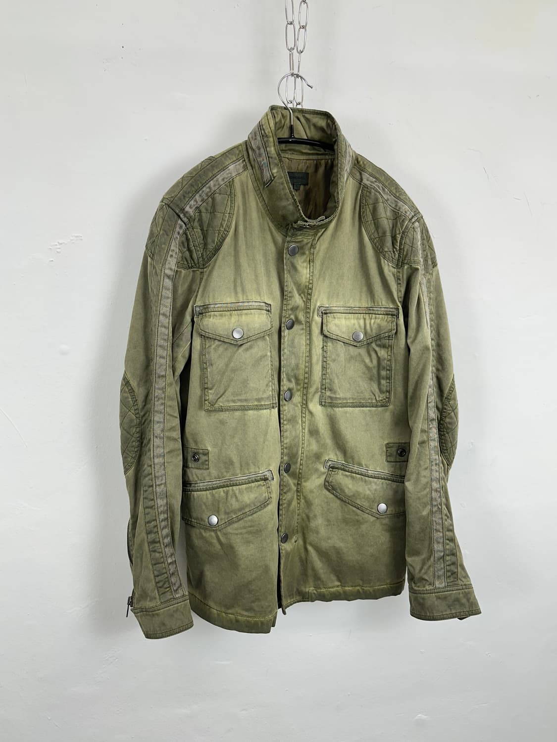 Diesel Washed Cotton Biker Jacket 상품이미지1