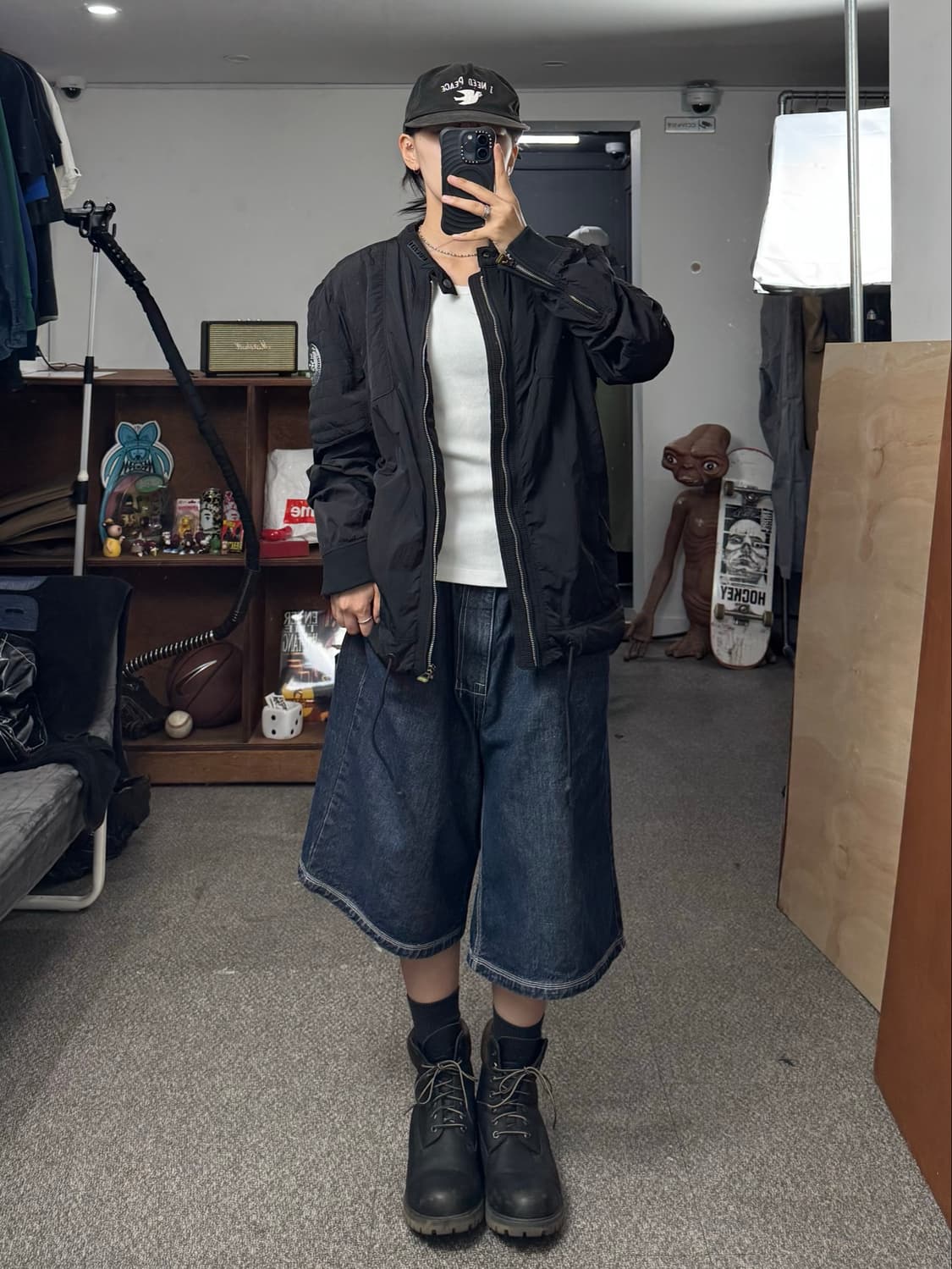 디젤 x 두카티 나일론 바이커 자켓 상품이미지7