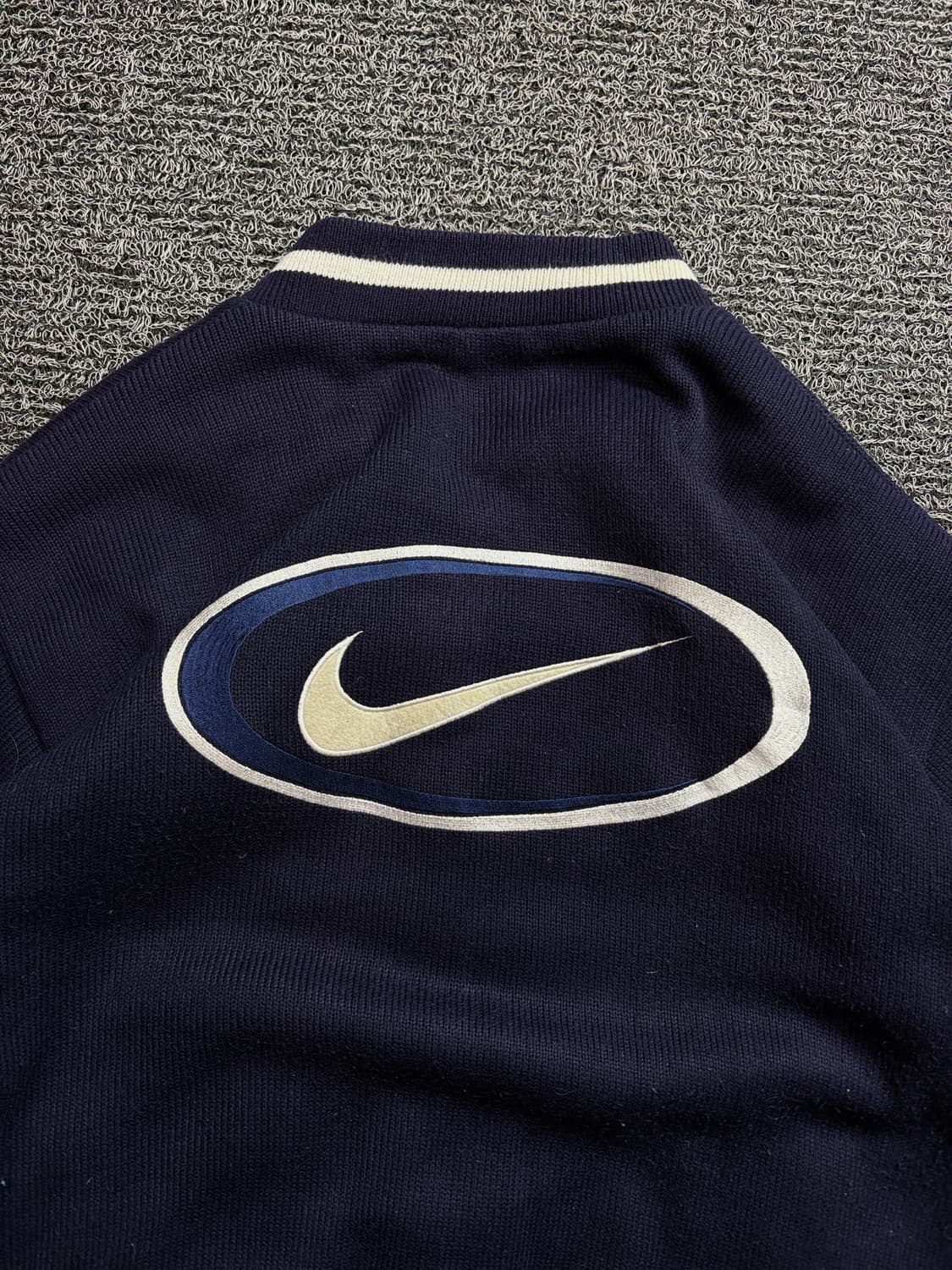 90s 나이키 빅로고 올드스쿨 바시티 자켓 1864 상품이미지1