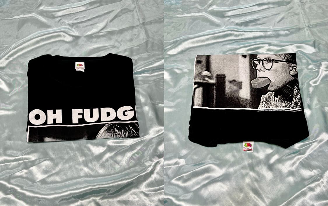 (S) 90s 크리스마스 스토리 Oh Fudge 빈티지 무비 티셔츠 상품이미지8