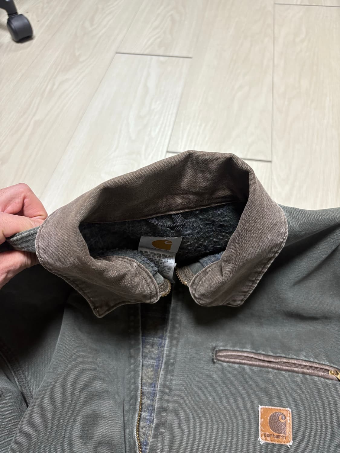 칼하트 j97 모스 그린 XL - 레귤러 상품이미지7