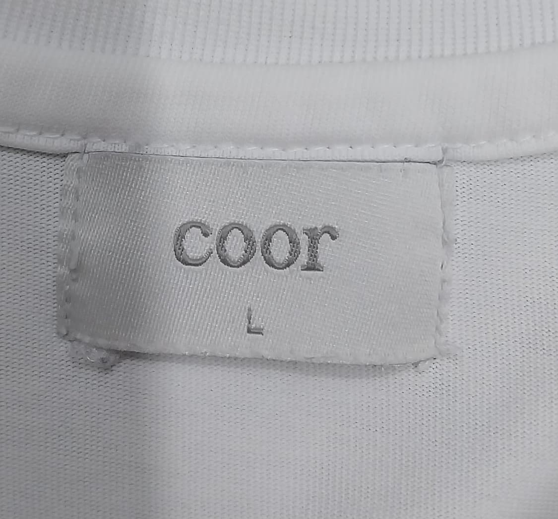 coor 쿠어 코튼 반팔티 L 상품이미지3