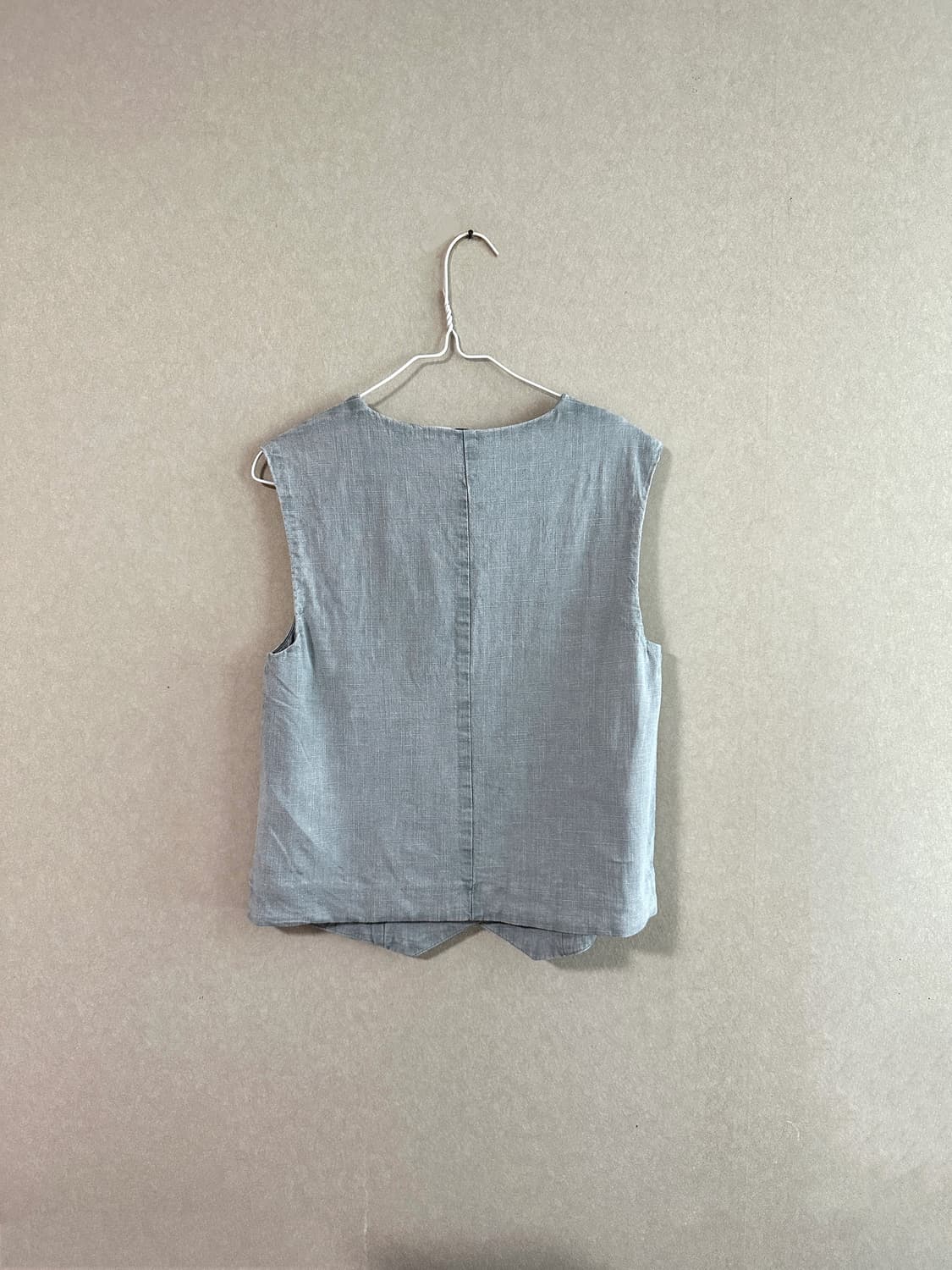 H&M 린넨 수트 베스트 XS 상품이미지4