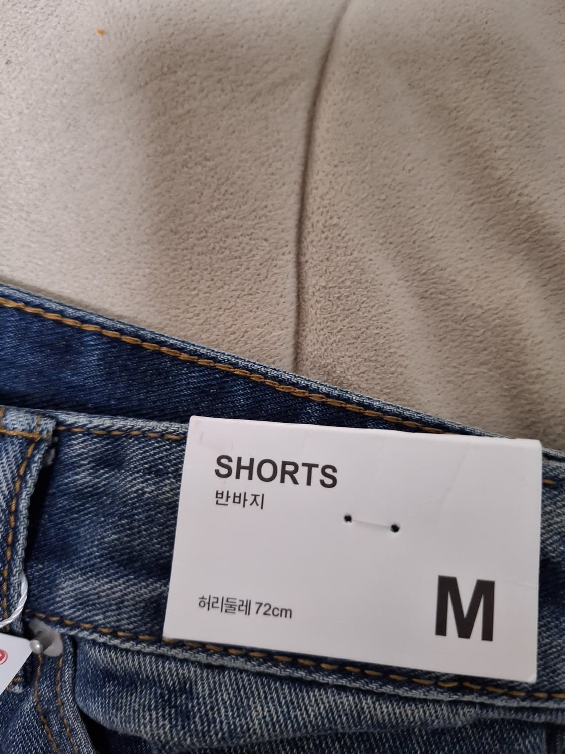 스파오 데님 버뮤다 M 상품이미지3