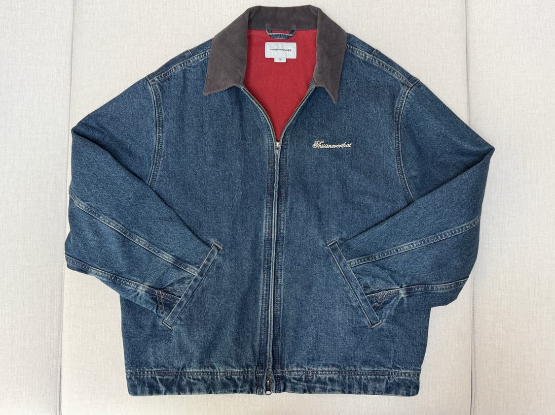 디스이즈네버댓 데님 워크자켓 M 인디고 상품이미지1
