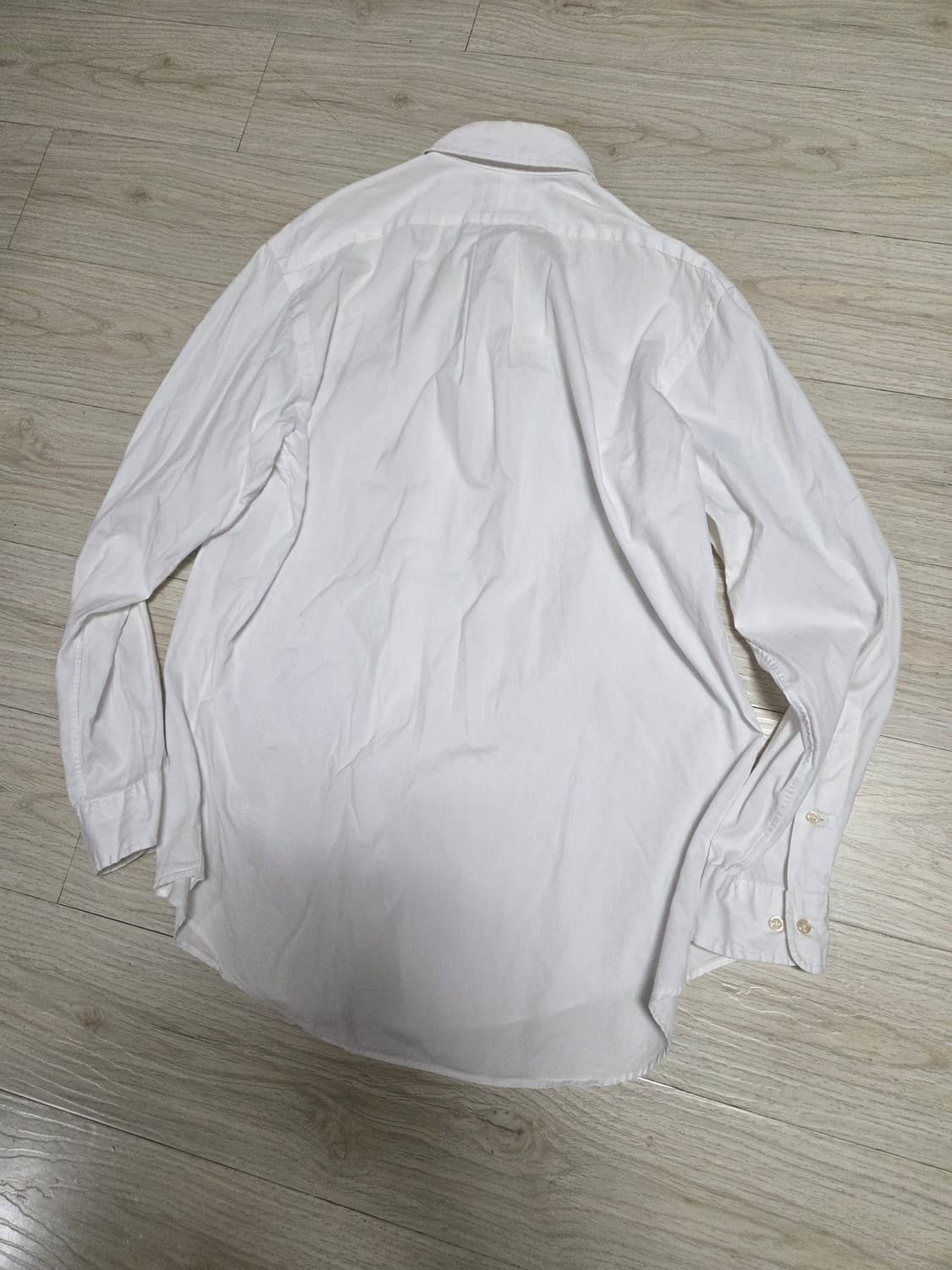 폴로 랄프로렌 커스텀핏 화이트 셔츠 L 상품이미지2