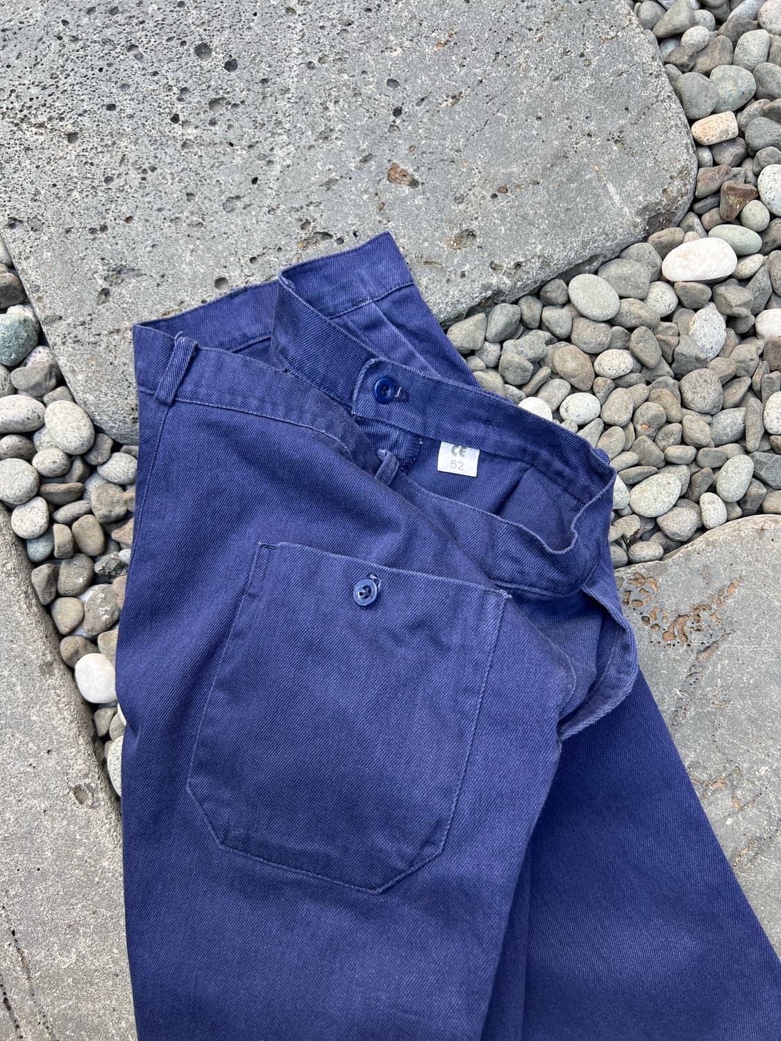 (37인치)OLD VINTAGE NAVY FRENCH WORK PANTS 상품이미지6