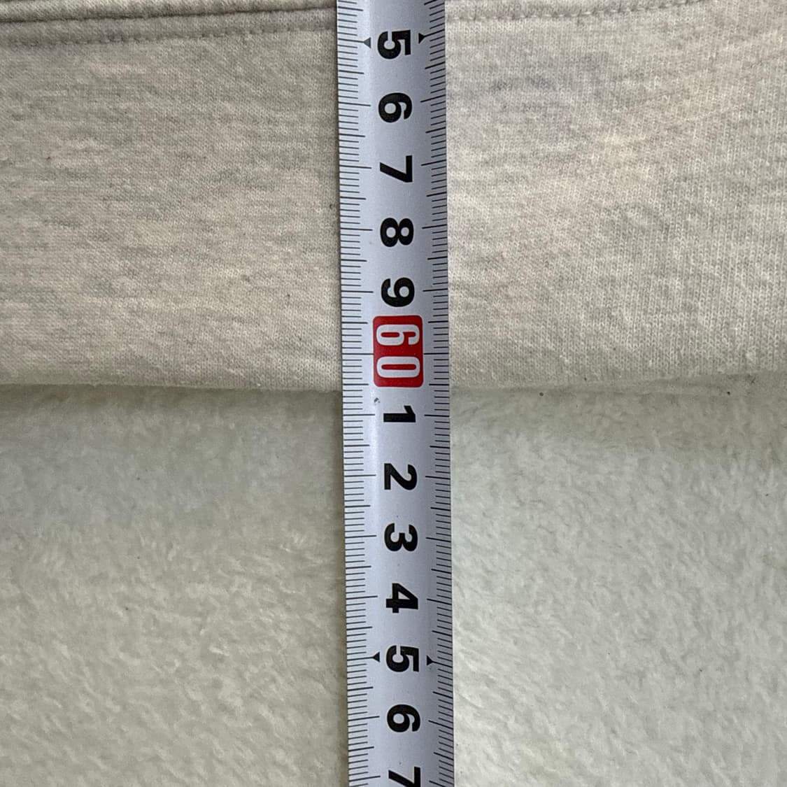 실측확인 빈티지 아이보리 후드티 0313T 상품이미지5