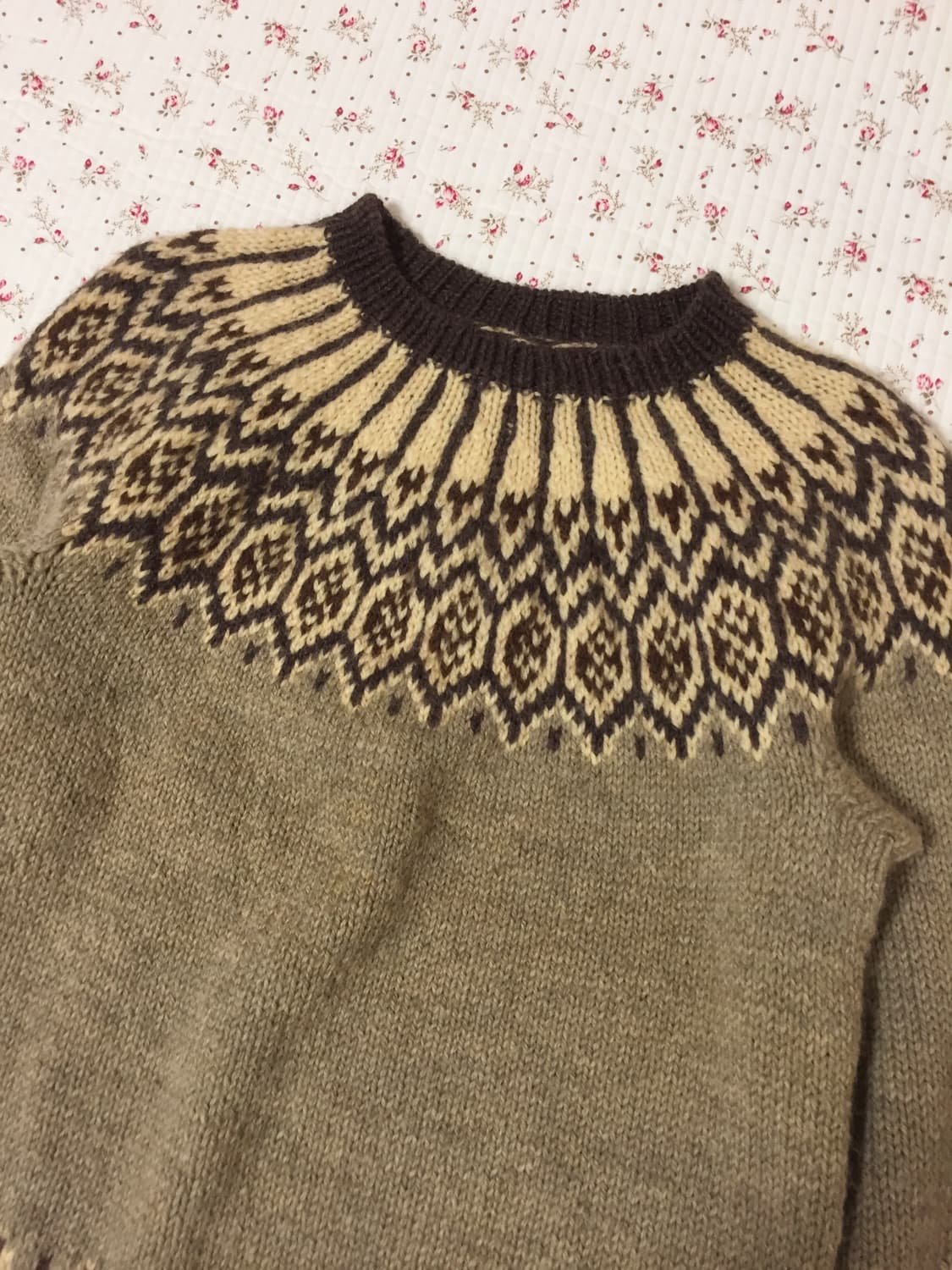 빈티지 모리걸 노르딕 니트 상품이미지2