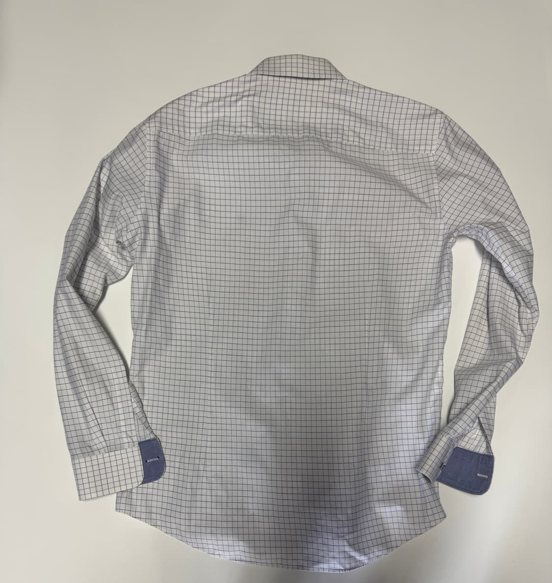 에스 티 듀퐁 dupont 클래식 정장 체크 셔츠 L ~ XL 상품이미지2