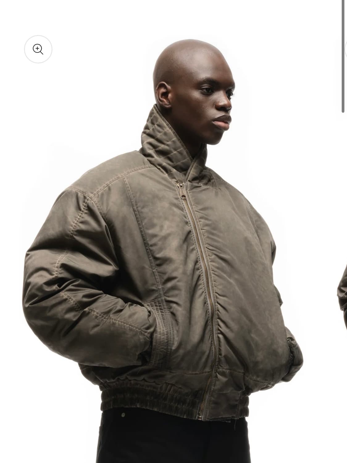 NO FAITH STUDIOS Asymmetrical 봄버 자켓 상품이미지5