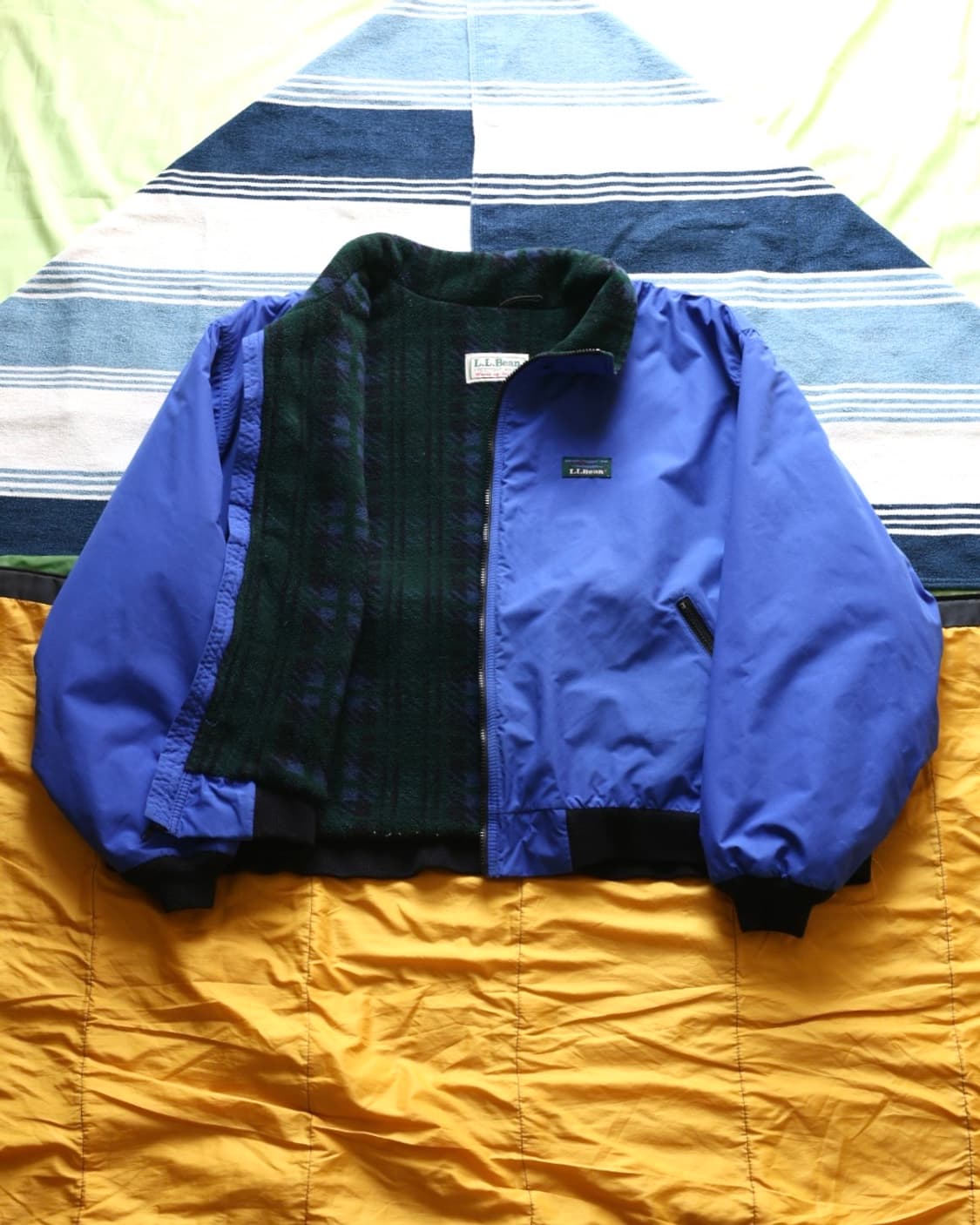 엘엘빈 80s 아즈텍 라이닝 웜업 자켓 상품이미지8