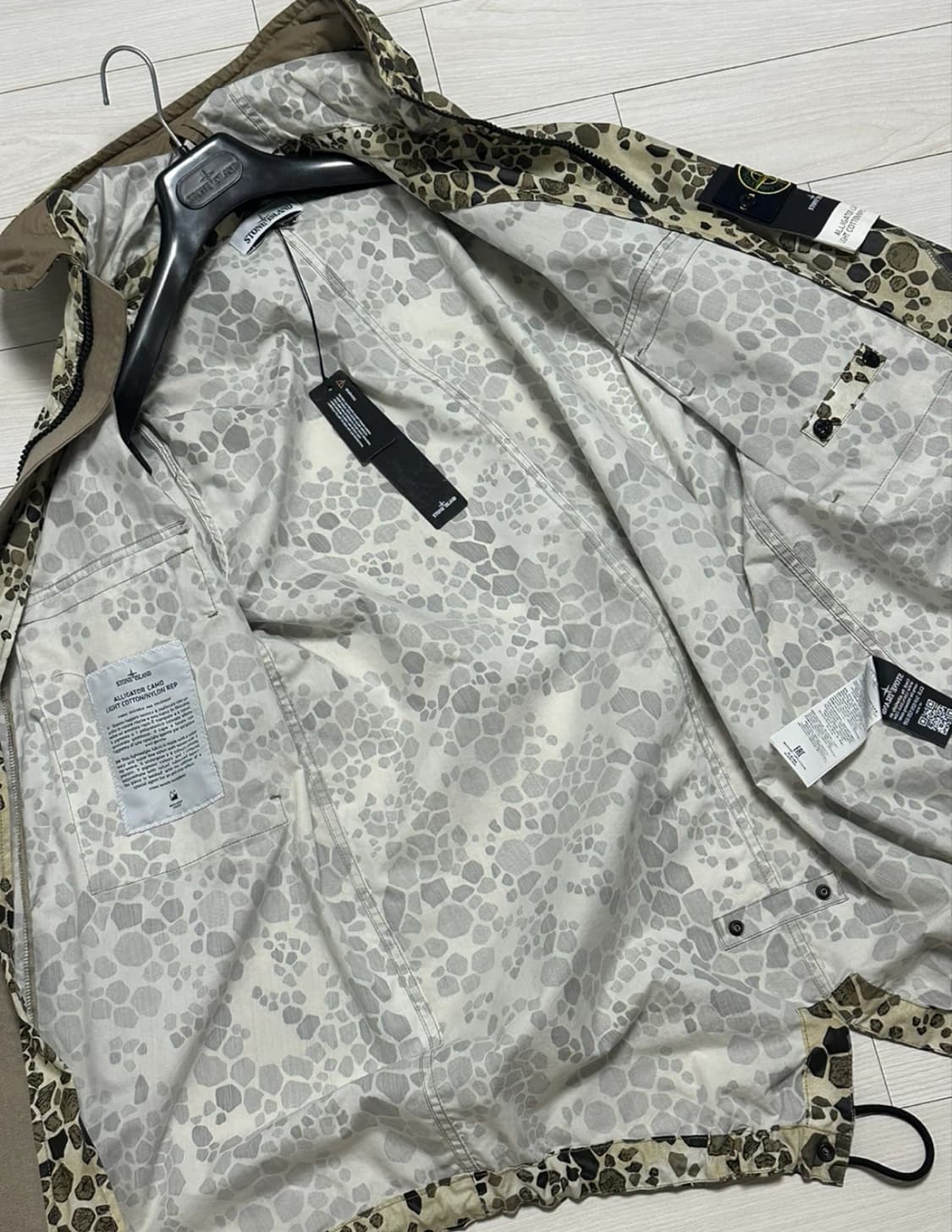 스톤아일랜드 엘리게이터 카모 셋업 18ss M(100-105) 상품이미지3