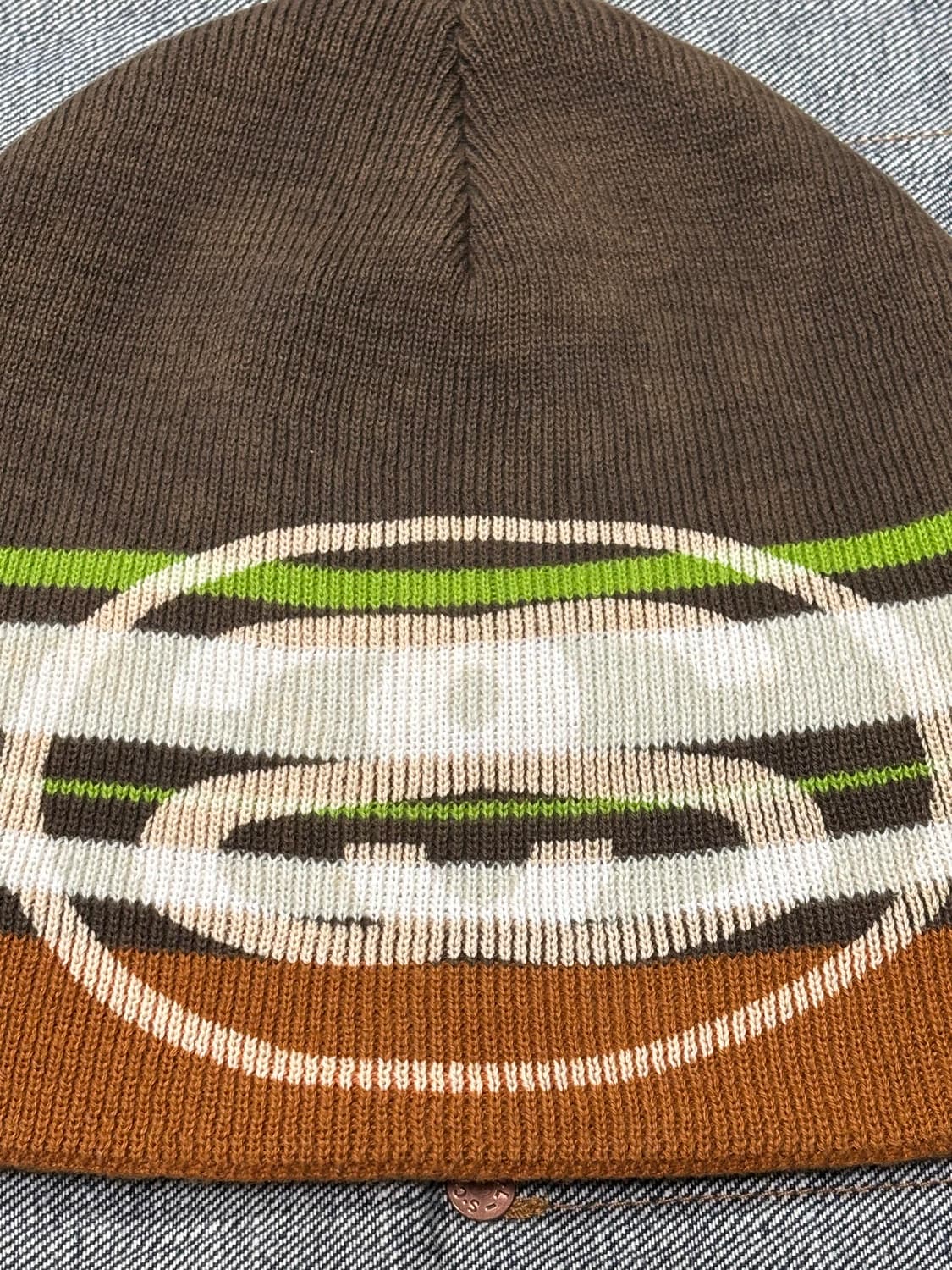 90s stussy 올드 스투시 빈티지 스트라이프 비니 상품이미지4