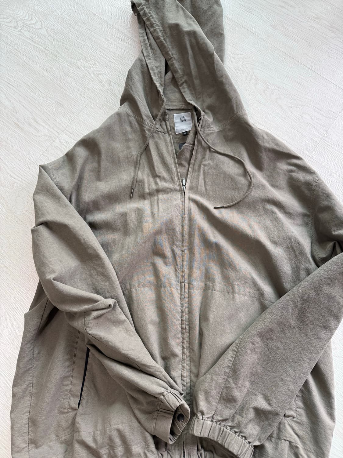 [4] 폴리테루 집 후디 파카 카키베이지 상품이미지2