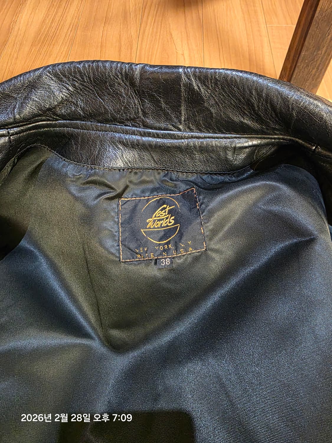 [Lost Worlds] 로스트 월드 호스하이드 가죽 자켓 (사이즈 38 상품이미지9
