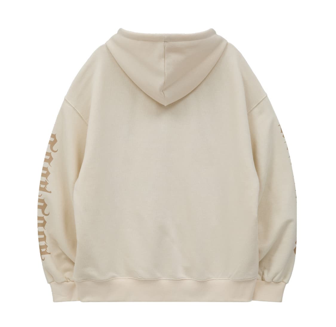후드후드 멀티 로고 아플리케 후드 아이보리 상품이미지3