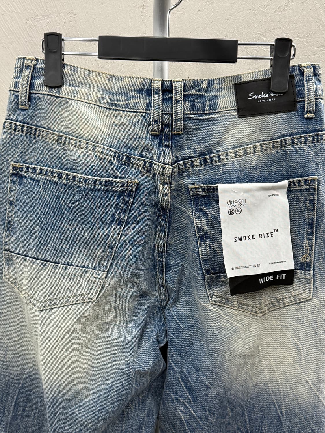 스모크 라이즈 KNEE PLEAT JEANS 데님 팬츠 30 상품이미지5